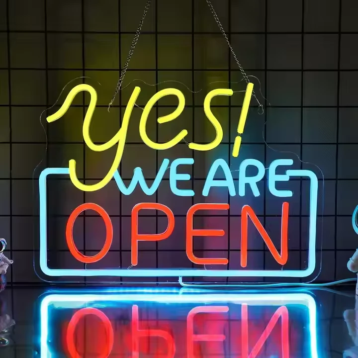 Segni a neon acrilichi