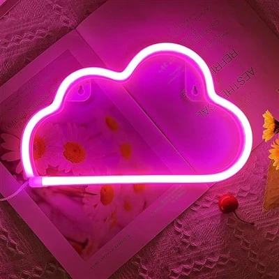 Cartelli a-o neon pe-a camera da letto
